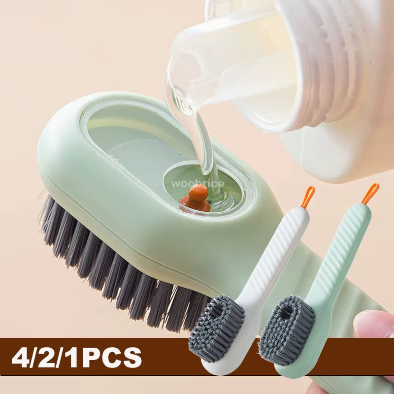 Shoe Brush Cleaner Brush for Cleaning Shoes for Slippers Sneakers Rubber Soft-Bristled Liquid Shoe Cleaning Brush Clothing Brush
