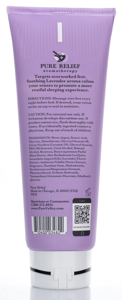 Lavender Relaxing Foot Cream 8 Ounce Intensive Moisturizer for Dry Feet