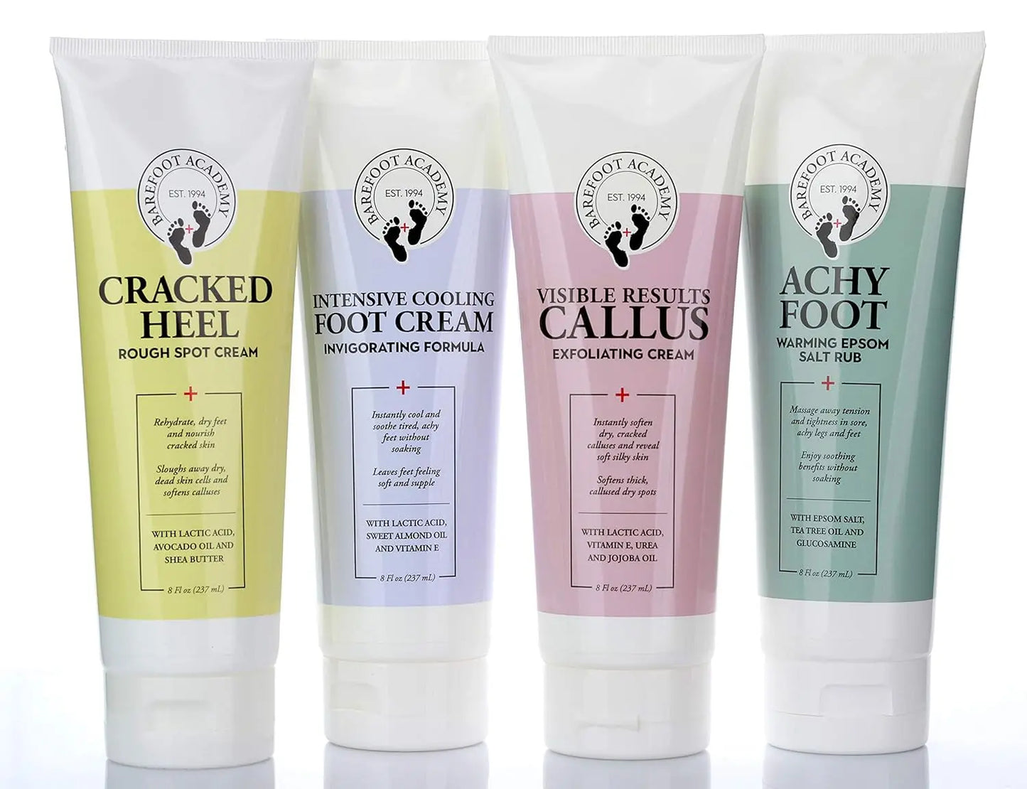 Transform Your Feet with Our Heavy Duty Cracked Heel Repair Cream - Ultimate Moisturizer & Exfoliator for Calluses, Dead Skin & Tough Heels - 8 Fl Oz of Pure Hydration